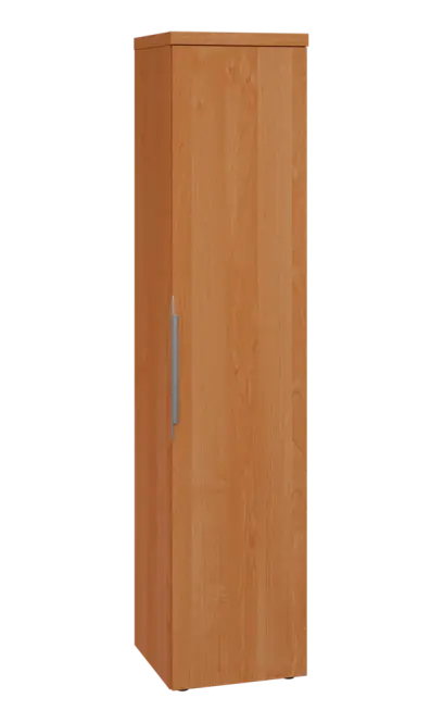 SIN 5 - 4D kancelářská skříň, 1-dveřová, pravá, 1820x400x400, olše jantar